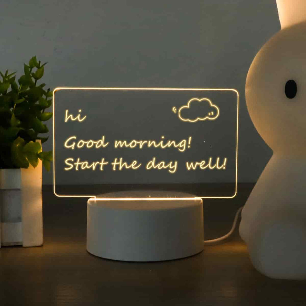 GlowBoard LED Acrylic Note Board