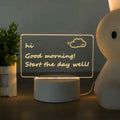 GlowBoard LED Acrylic Note Board