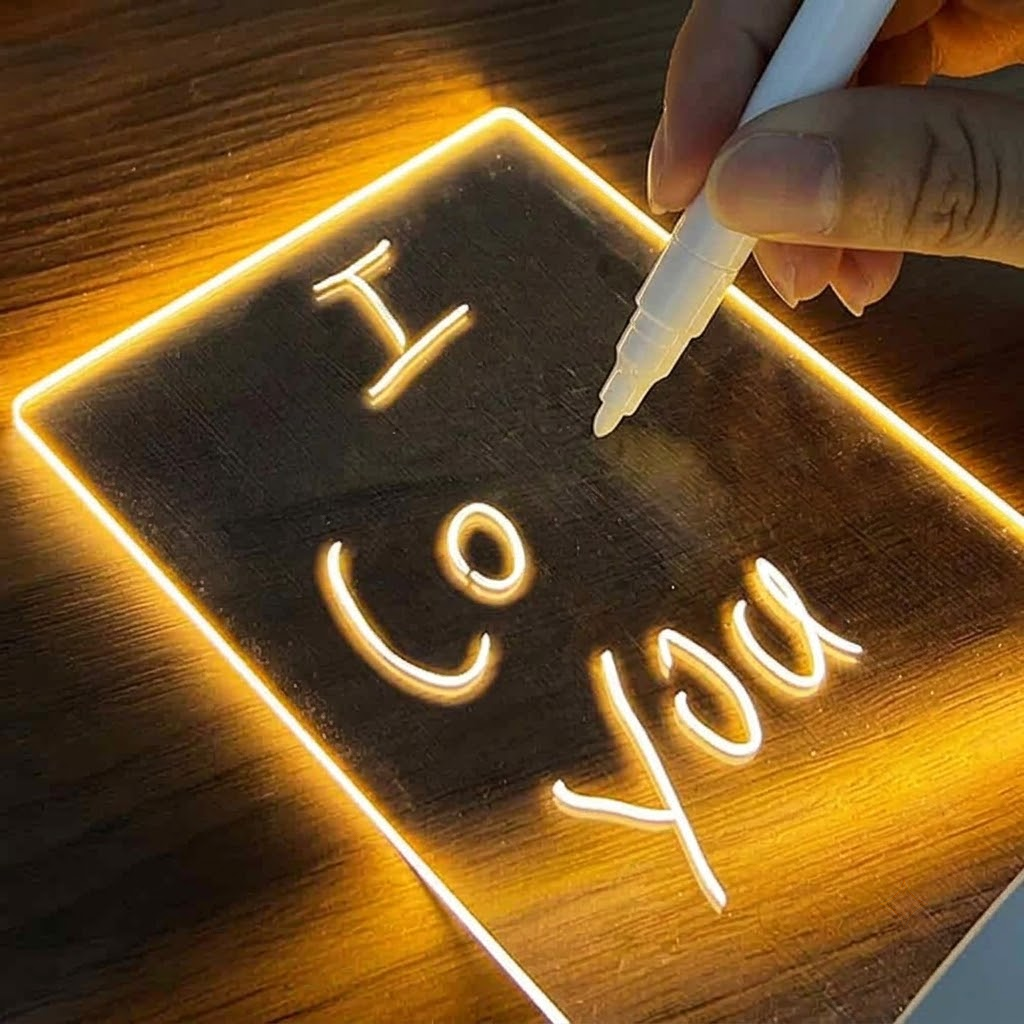 GlowBoard LED Acrylic Note Board