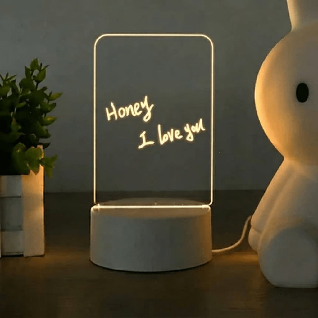 GlowBoard LED Acrylic Note Board