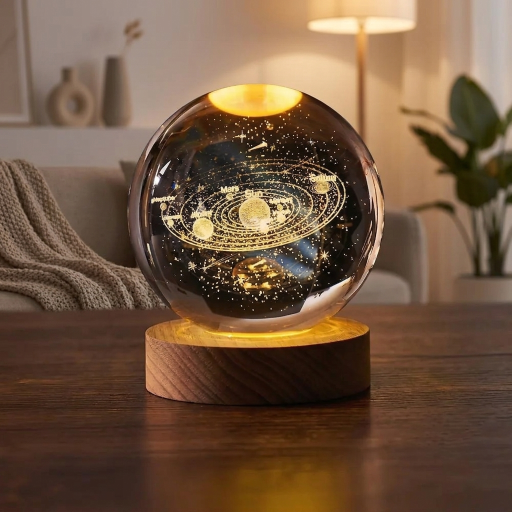 AuraSphere Galaxy Crystal Ball